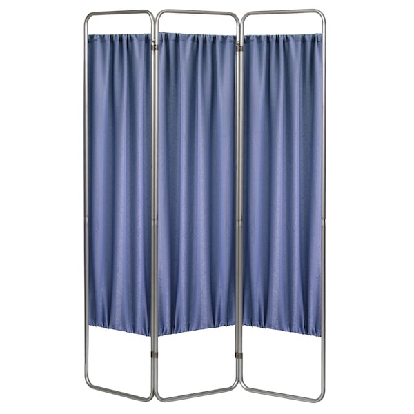 3 Section Economy Privacy Screen with Fabric Panels, Norway